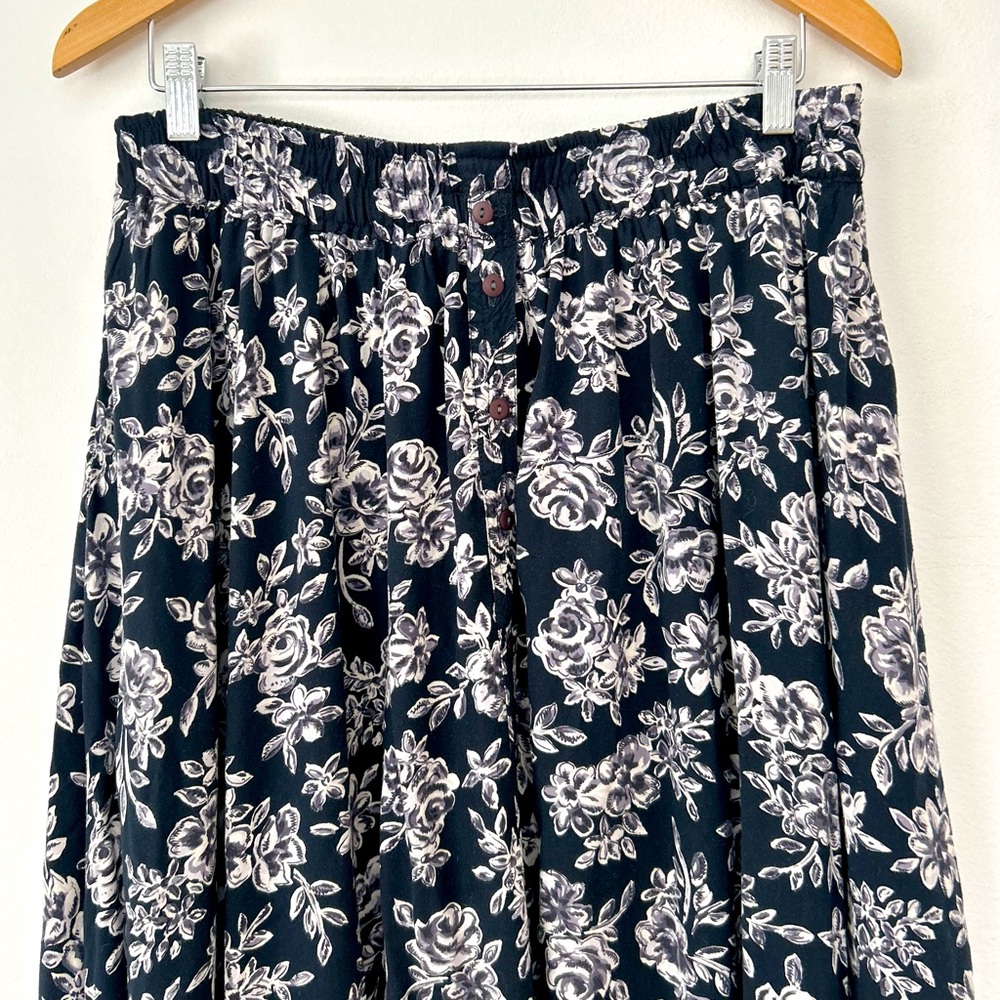 REFURBISHED Vintage (Late 80s/ Early 90s) Floral Skirt